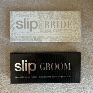 SLIP “bride & groom” sleeping masks